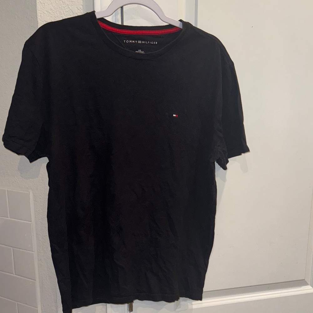 Tommy Hilfiger Unisex Black Short Sleeve Tee